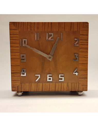 Table clock in Teak