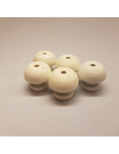 Insulator knob, porcelain