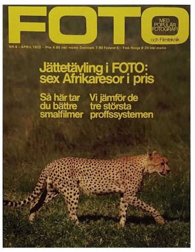 Tidningen FOTO Nr. 4 1972