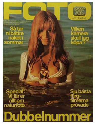 Tidningen FOTO Nr. 6/7 1971